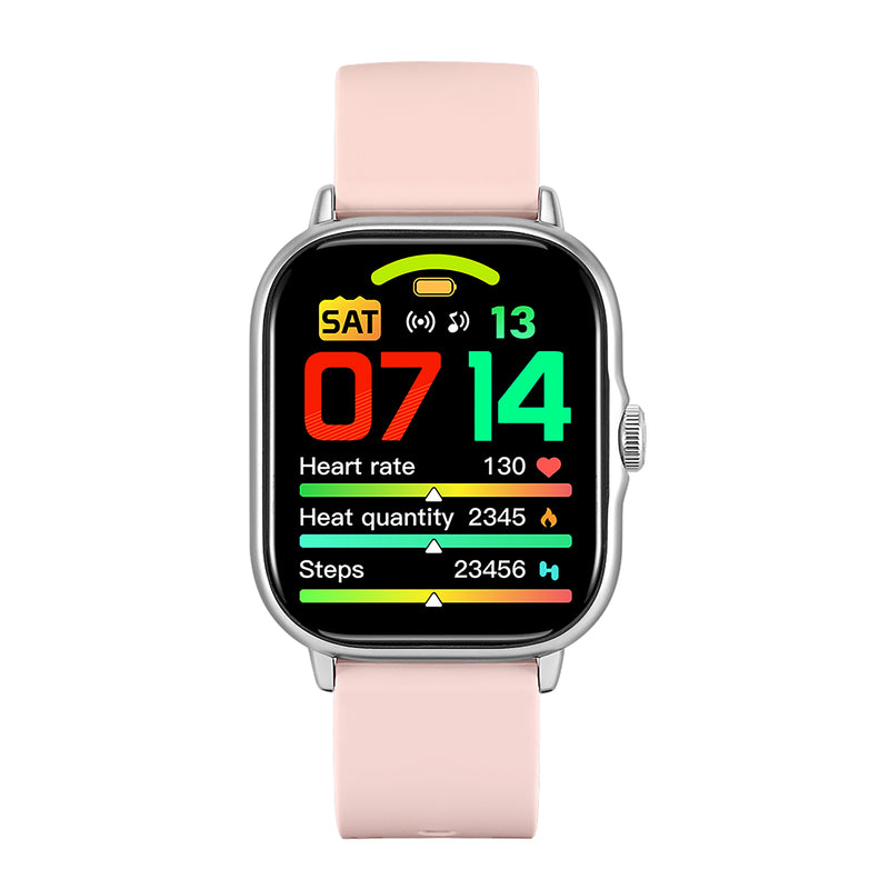 Smartwatch reloj inteligente | STF Kronos Station Plus | Pantalla TFT 2" Protección IP65 Rosa