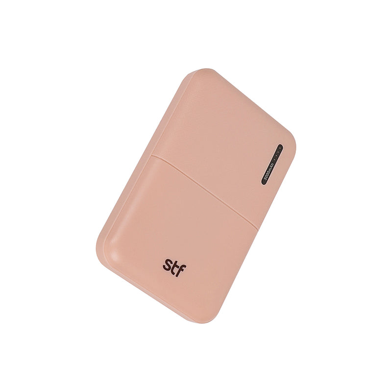 Bateria powerbank recargable 10W  | STF VIVA | 5,000 mAh rosa